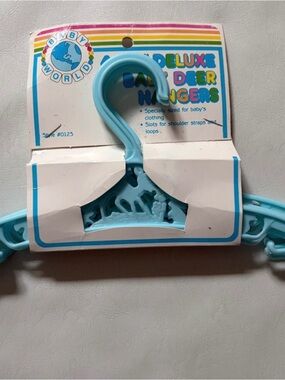 Vintage Baby World Deer Hanger Set